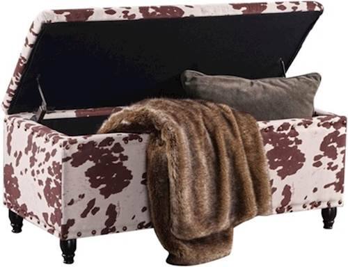 Best Buy: Noble House Dallas Storage Ottoman Milk Cow 301497