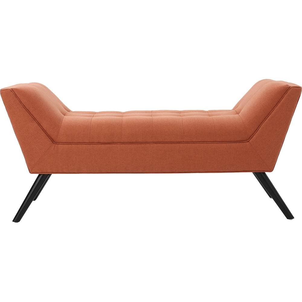 Front. Noble House - Rockford Upholstered Bench - Orange.