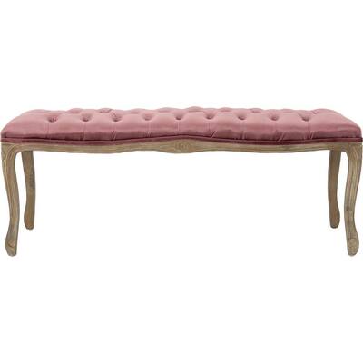 Noble House - Pinehurst Bench Ottoman - Natural/Blush