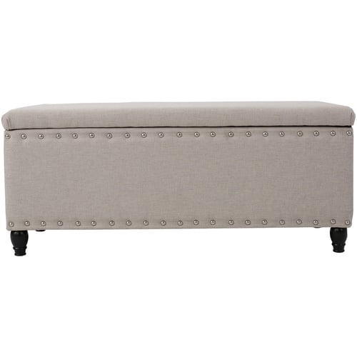 Noble House - Flagler Storage Ottoman - Wheat