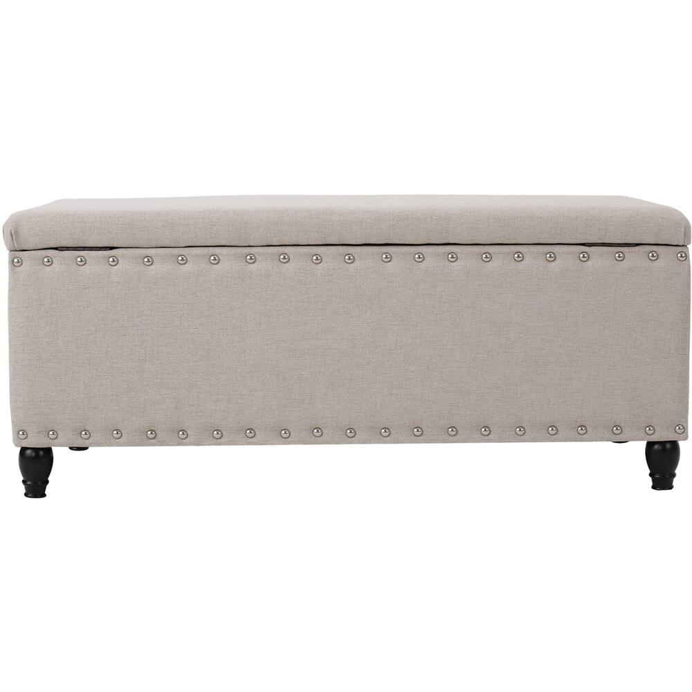 Best Buy Noble House Flagler Storage Ottoman Wheat 300238