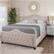 Alt View 17. Noble House - Turner Upholstered Queen Bed - Ivory.