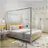 Alt View 17. Noble House - Codington 63" Queen-Size Canopy Bed - Natural & Gray.