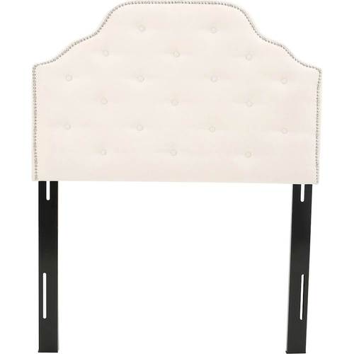 Noble House - Burton 42" Twin-Size Upholstered Headboard - Ivory