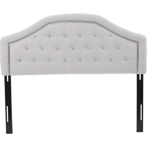 Noble House - Sinton 62" Full-Size/Queen Upholstered Headboard - Light Gray