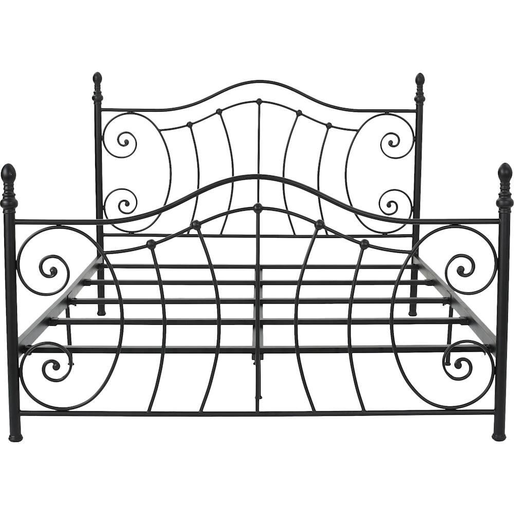 Front. Noble House - Sanborn Queen Bed - Matte Black.