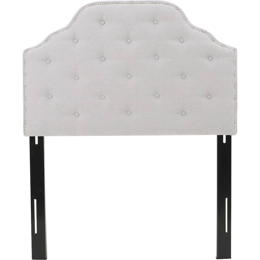 Best Buy Noble House Burton 42" TwinSize Upholstered Headboard Light