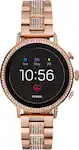 Best Buy Fossil Gen 4 Venture HR Smartwatch 40mm Stainless Steel Rose Gold FTW6011