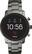 Front. Fossil - Gen 4 Explorist HR Smartwatch 45mm Stainless Steel - Smoke.