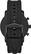 Alt View 11. Fossil - Gen 4 Explorist HR Smartwatch 45mm Stainless Steel - Black with Black Silicone Strap.