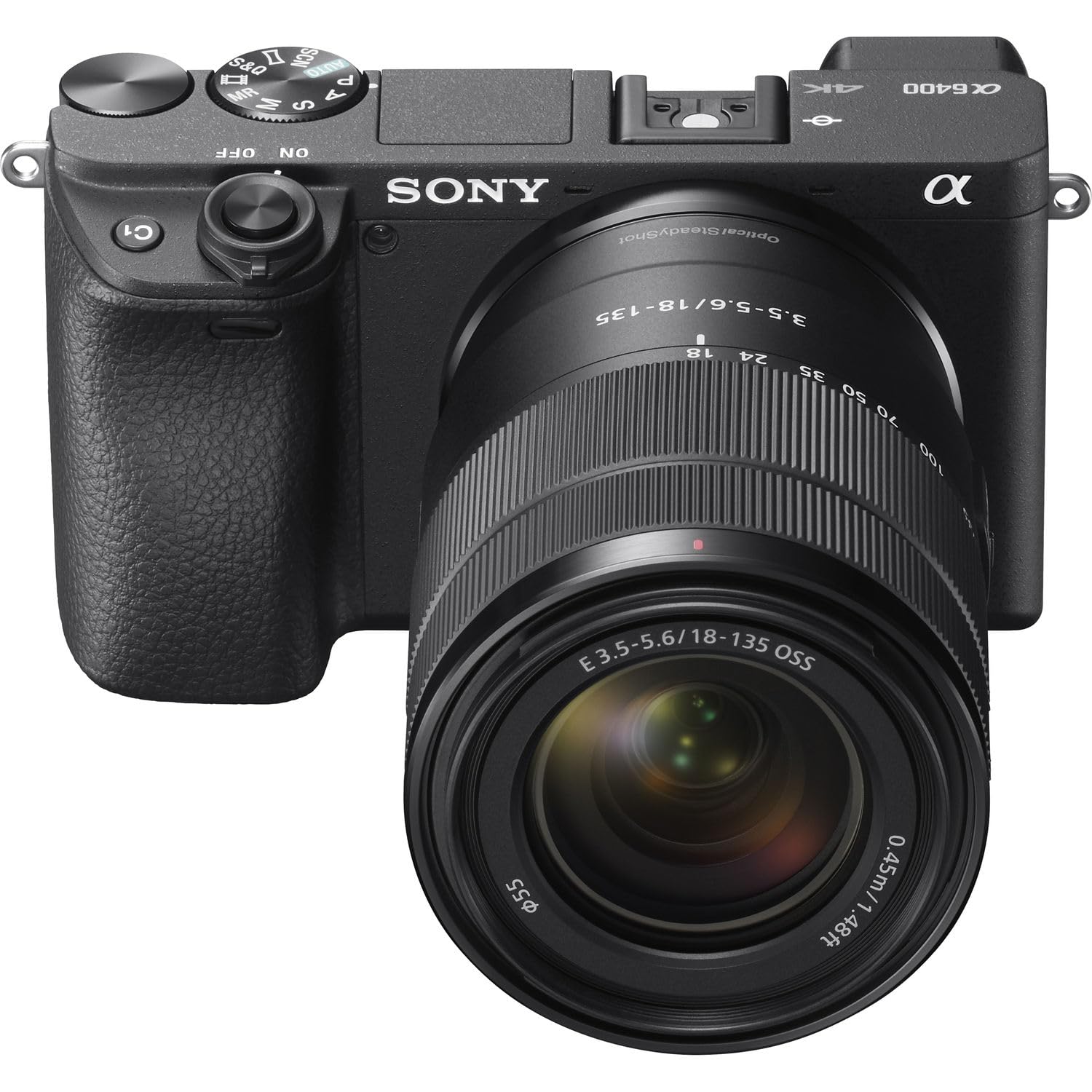 SONY α  
N O F O  
O SteadyShot Optical  
18-135 SEL-BL/SS-S'E  
E3.5-5.6/18-135 OSS  
18 24 35 50 60 100  
0.45m/1.48ft  
0.45m/1.48ft