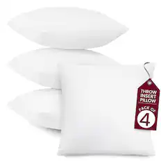 Throw Insert Pillow Pack of 4