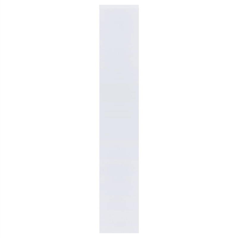 Alt View 4. HTUTWOO - 8-Shelf Geometric Bookcase-Wooden Open Back Bookshelf,70.75" Tall Vertical Storage Display Shelving Unit for Living Room - White.