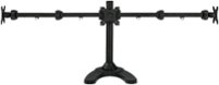 Mount-It! - Triple Monitor Desk Stand - Black - Front_Zoom