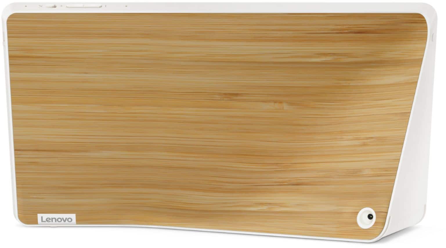 Alt View 14. Lenovo - 10" Smart Display with Google Assistant - White Front/Bamboo Back.