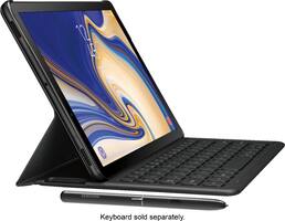 Samsung - Galaxy Tab S4 - 10.5" - 256GB - Black - Front_Zoom