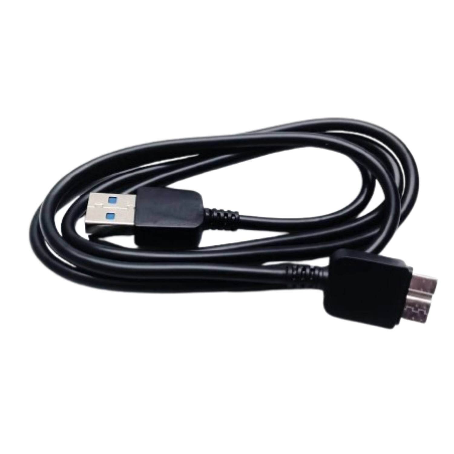 Front. Stock Preferred - 3FT 3.0 Data Sync and Charging Cable Cord - Black.