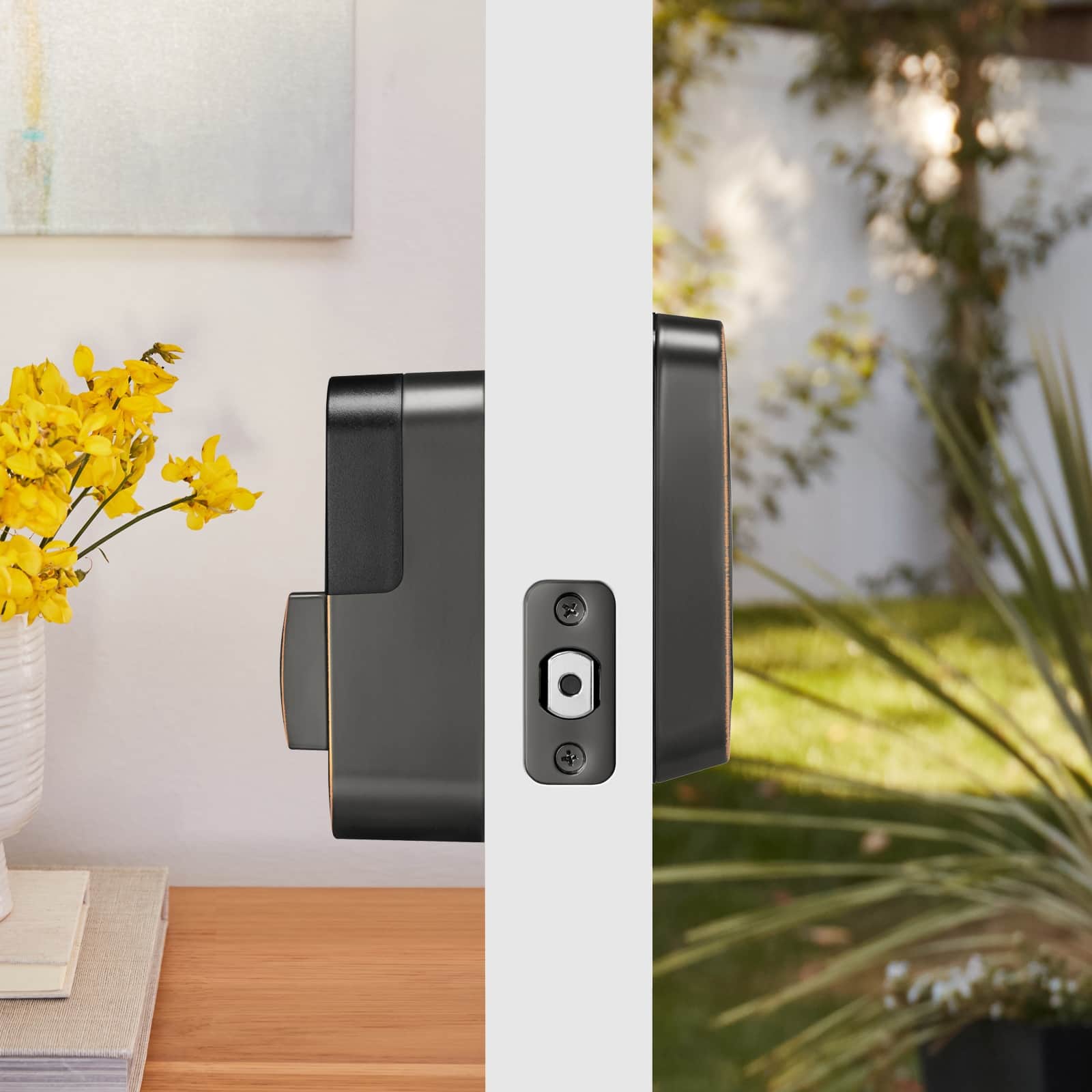 Alt View 17. Yale - Assure Lock 2 - Smart Lock Wi-Fi Deadbolt with Touchscreen Keypad | Fingerprint Access - Oil Rubbed Bronze.