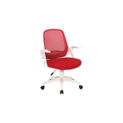 AveSix - Jackson Home Office Fabric and Mesh Task Chair - Red