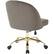 Alt View 11. OSP Home Furnishings - Layton Mid Back Office Chair - Gray.