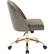 Alt View 12. OSP Home Furnishings - Layton Mid Back Office Chair - Gray.
