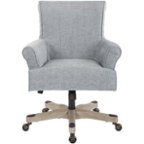 Serta Ashland Memory Foam & Twill Fabric Home Office Chair Gray 47140 -  Best Buy