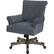 Alt View 11. OSP Home Furnishings - Megan Office Chair - Blue/Brushed Grey.
