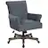 Left. OSP Home Furnishings - Megan Office Chair - Blue/Brushed Grey.