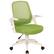 Front. AveSix - Jackson Home Office Fabric and Mesh Chair - Green.