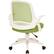Alt View 11. AveSix - Jackson Home Office Fabric and Mesh Chair - Green.