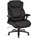 Front. Pro-line II - Big and Tall 5-Pointed Star Bonded Leather Executive Chair - Black.