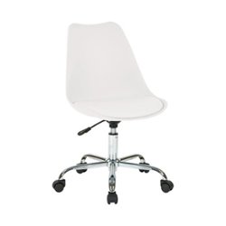 OSP Home Furnishings - Emerson Office Chair - White - Front_Zoom