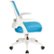 Left Zoom. OSP Home Furnishings - Jackson Office Chair - Blue.