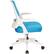 Left. OSP Home Furnishings - Jackson Office Chair - Blue.