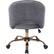 Alt View 12. OSP Home Furnishings - Lula Office Chair - Rose Gold/Moonlight.