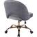 Alt View 13. OSP Home Furnishings - Lula Office Chair - Rose Gold/Moonlight.