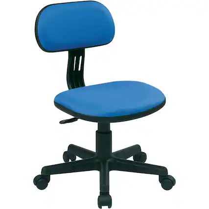 Front. OSP Home Furnishings - Student Task Chair - Blue.