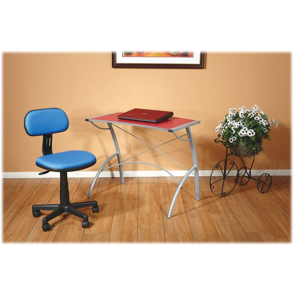 Left. OSP Home Furnishings - Student Task Chair - Blue.