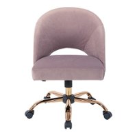 OSP Home Furnishings - Lula Office Chair - Purple - Front_Zoom