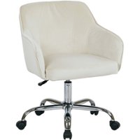 OSP Home Furnishings - Bristol Task Chair - Oyster Velvet - Front_Zoom