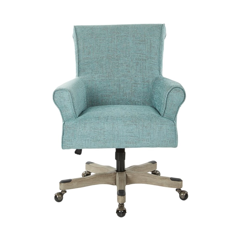 OSP Home Furnishings - Megan Office Chair - Turquoise - Front_Zoom