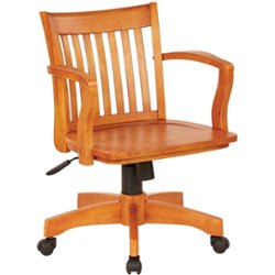 OSP Home Furnishings - Wood Bankers Home Wood Chair - Fruit Wood - Front_Zoom