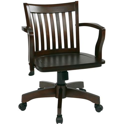 OSP Home Furnishings - Wood Bankers Home Wood Chair - Espresso