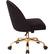Alt View 12. OSP Home Furnishings - Layton Mid Back Office Chair - Black/Gold.