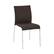 Front. OSP Home Furnishings - Conway Stacking Chair Set of 2 - Chrome/Chocolate.