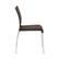 Left. OSP Home Furnishings - Conway Stacking Chair Set of 2 - Chrome/Chocolate.