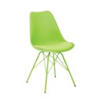 Front Zoom. AveSix - Emerson Student Polyurethane and Polypropylene Task Chair - Green.