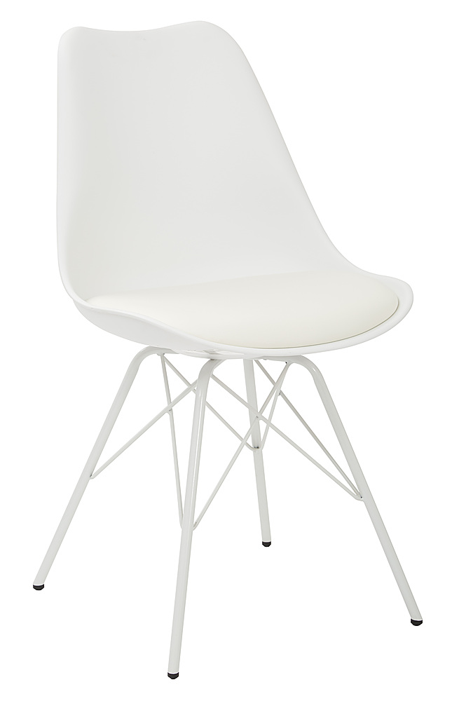 Angle View: AveSix - Allen Collection Home Home Office Plastic Chair - Gray