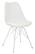 Angle. OSP Home Furnishings - Emerson Side Chair with 4 Leg Base - White.