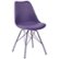 Front Zoom. AveSix - Emerson Student 4-Leg Polyurethane and Polypropylene Task Chair - Purple.